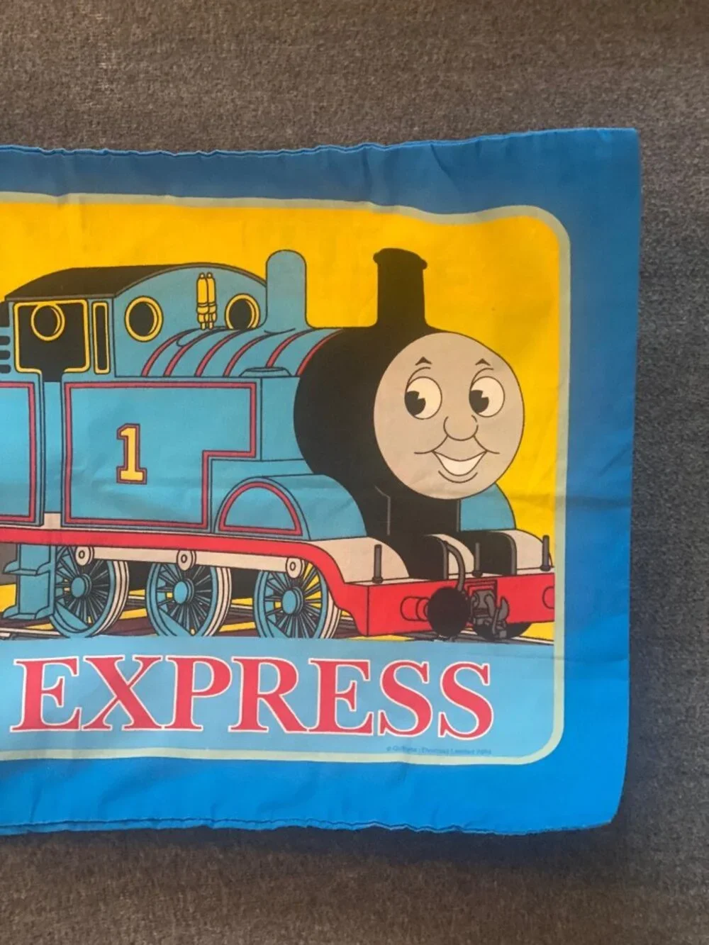 VTG HIT Gullane Thomas Tank Engine Standard Pillow Case Bedtime Express  Double